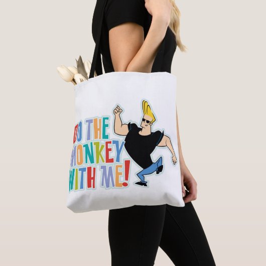 Johnny Bravo - Do The Monkey With Me! Tote Bag (Dichtbij)