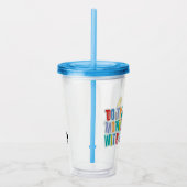 Johnny Bravo, doe de aap met me mee! Acryl Drinkbeker (Rechts)