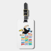 Johnny Bravo, doe de aap met me mee! Bagagelabel (Voorkant verticaal)