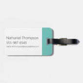 Johnny Bravo, doe de aap met me mee! Bagagelabel (Achterkant horizontaal)