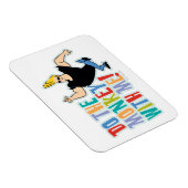 Johnny Bravo, doe de aap met me mee! Magneet (Rechterzijde)