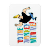 Johnny Bravo, doe de aap met me mee! Magneet (Verticaal)