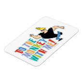 Johnny Bravo, doe de aap met me mee! Magneet (Linkerzijde)