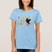 Johnny Bravo, doe de aap met me mee! T-shirt (Voorkant)