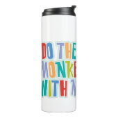 Johnny Bravo, doe de aap met me mee! Thermosbeker (Gedraaid links)