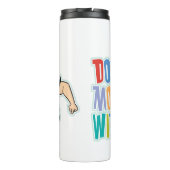 Johnny Bravo, doe de aap met me mee! Thermosbeker (Achterkant)