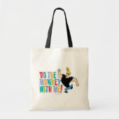 Johnny Bravo, doe de aap met me mee! Tote Bag (Voorkant)