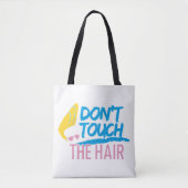 Johnny Bravo - Don't Touch The Hair Graphic Tote Bag (Voorkant)