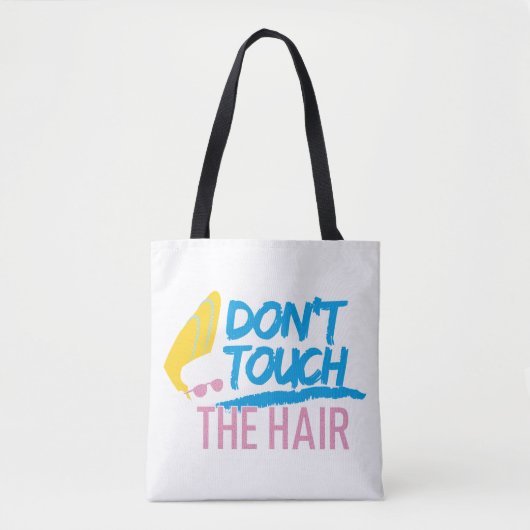 Johnny Bravo - Don't Touch The Hair Graphic Tote Bag (Voorkant)