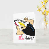 Johnny Bravo Don't Touch The Hair!  Kaart (Gele Bloem)
