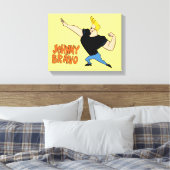 Johnny Bravo Flexing Canvas Afdruk (Insitu (Slaapkamer))