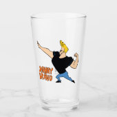 Johnny Bravo Flexing Glas (Voorkant)