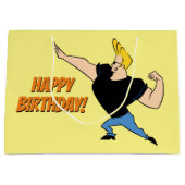 Johnny Bravo Flexing Groot Cadeauzakje (Voorkant)