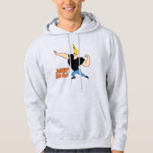 Johnny Bravo Flexing Hoodie (Voorkant)