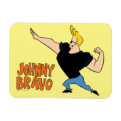 Johnny Bravo Flexing Magneet (Horizontaal)