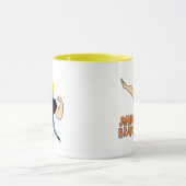 Johnny Bravo Flexing Mok (Midden)