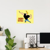Johnny Bravo Flexing Poster (Thuiskantoor)