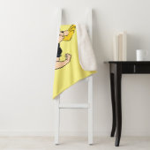 Johnny Bravo Flexing Sherpa Deken (In situ)