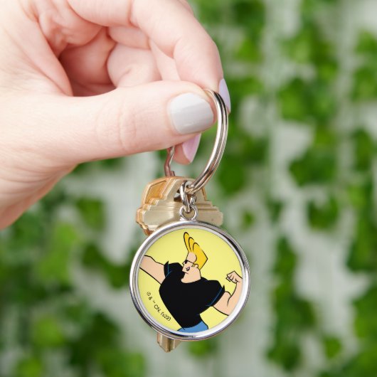 Johnny Bravo Flexing Sleutelhanger (Hand)