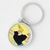 Johnny Bravo Flexing Sleutelhanger (Voorkant)