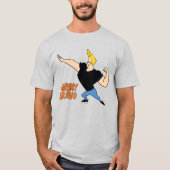 Johnny Bravo Flexing T-shirt (Voorkant)