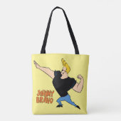 Johnny Bravo Flexing Tote Bag (Achterkant)