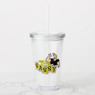 Johnny Bravo - Hey Daar Sassy Acryl Drinkbeker