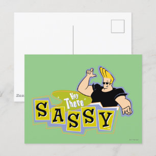 Johnny Bravo - Hey Daar Sassy Briefkaart