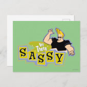 Johnny Bravo - Hey Daar Sassy Briefkaart (Voorkant / Achterkant)