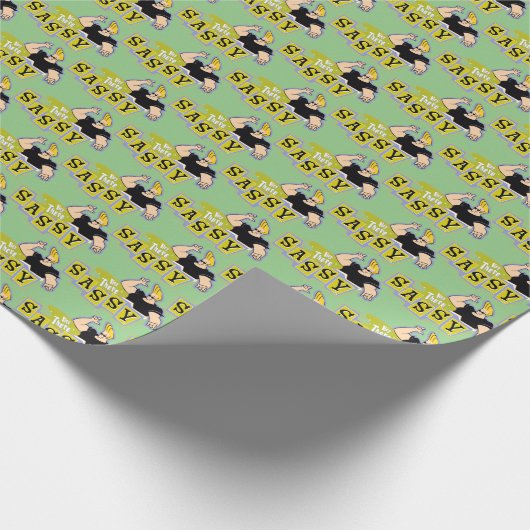 Johnny Bravo - Hey Daar Sassy Cadeaupapier (Hoek)