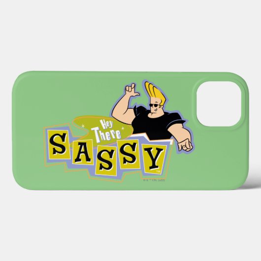 Johnny Bravo - Hey Daar Sassy Case-Mate iPhone Case (Achterkant (horizontaal))