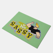 Johnny Bravo - Hey Daar Sassy Deurmat (Schuin)