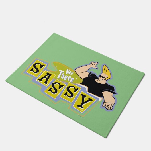 Johnny Bravo - Hey Daar Sassy Deurmat (Schuin)