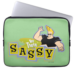 Johnny Bravo - Hey Daar Sassy Laptop Sleeve