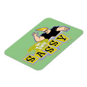 Johnny Bravo - Hey Daar Sassy Magneet (Linkerzijde)
