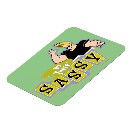 Johnny Bravo - Hey Daar Sassy Magneet (Linkerzijde)