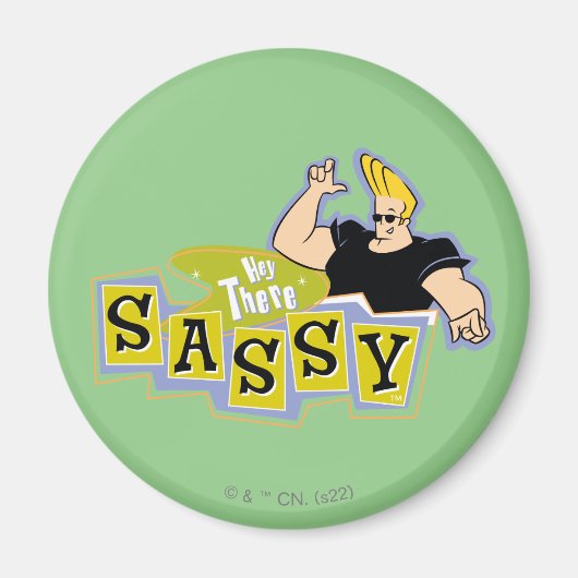 Johnny Bravo - Hey Daar Sassy Magneet (Voorkant)