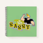 Johnny Bravo - Hey Daar Sassy Notitieboek (Voorkant)