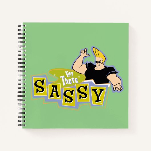 Johnny Bravo - Hey Daar Sassy Notitieboek (Voorkant)