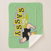 Johnny Bravo - Hey Daar Sassy Sherpa Deken (Voorkant)