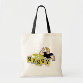 Johnny Bravo - Hey Daar Sassy Tote Bag (Voorkant)