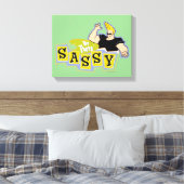 Johnny Bravo - Hey There Sassy Canvas Afdruk (Insitu (Slaapkamer))