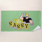 Johnny Bravo - Hey There Sassy Strandlaken (Voorkant)