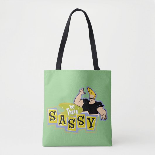 Johnny Bravo - Hey There Sassy Tote Bag (Voorkant)