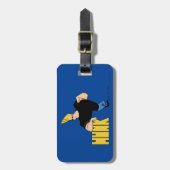 Johnny Bravo - Hunk Bagagelabel (Voorkant verticaal)