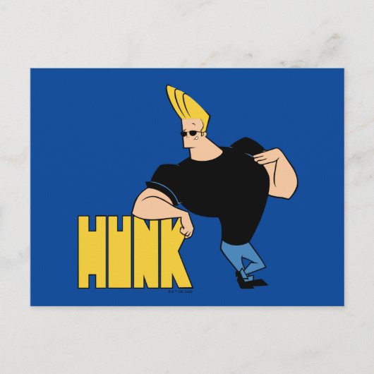 Johnny Bravo - Hunk Briefkaart (Voorkant)