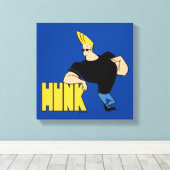 Johnny Bravo - Hunk Canvas Afdruk (Insitu (Houten vloer))