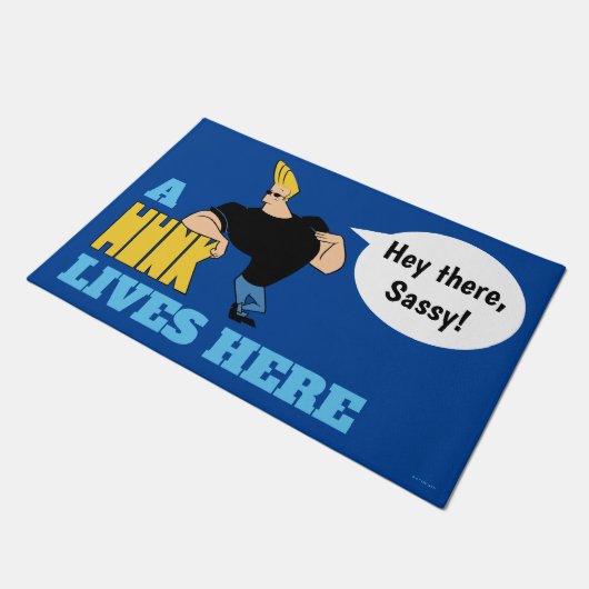 Johnny Bravo - Hunk Deurmat (Schuin)