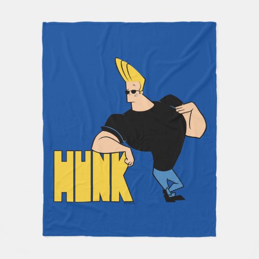 Johnny Bravo - Hunk Fleece Deken (Voorkant)
