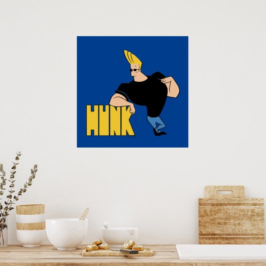 Johnny Bravo - Hunk Poster (Keuken)
